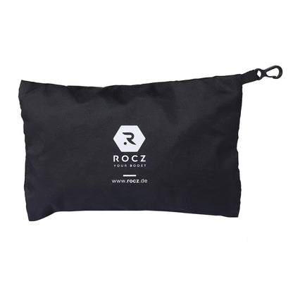 OEM ODM Portable Reusable Black Polyester Sports Gear Mesh Storage Bag Zipper Gift Packaging Fabric Net Pouch for Custom